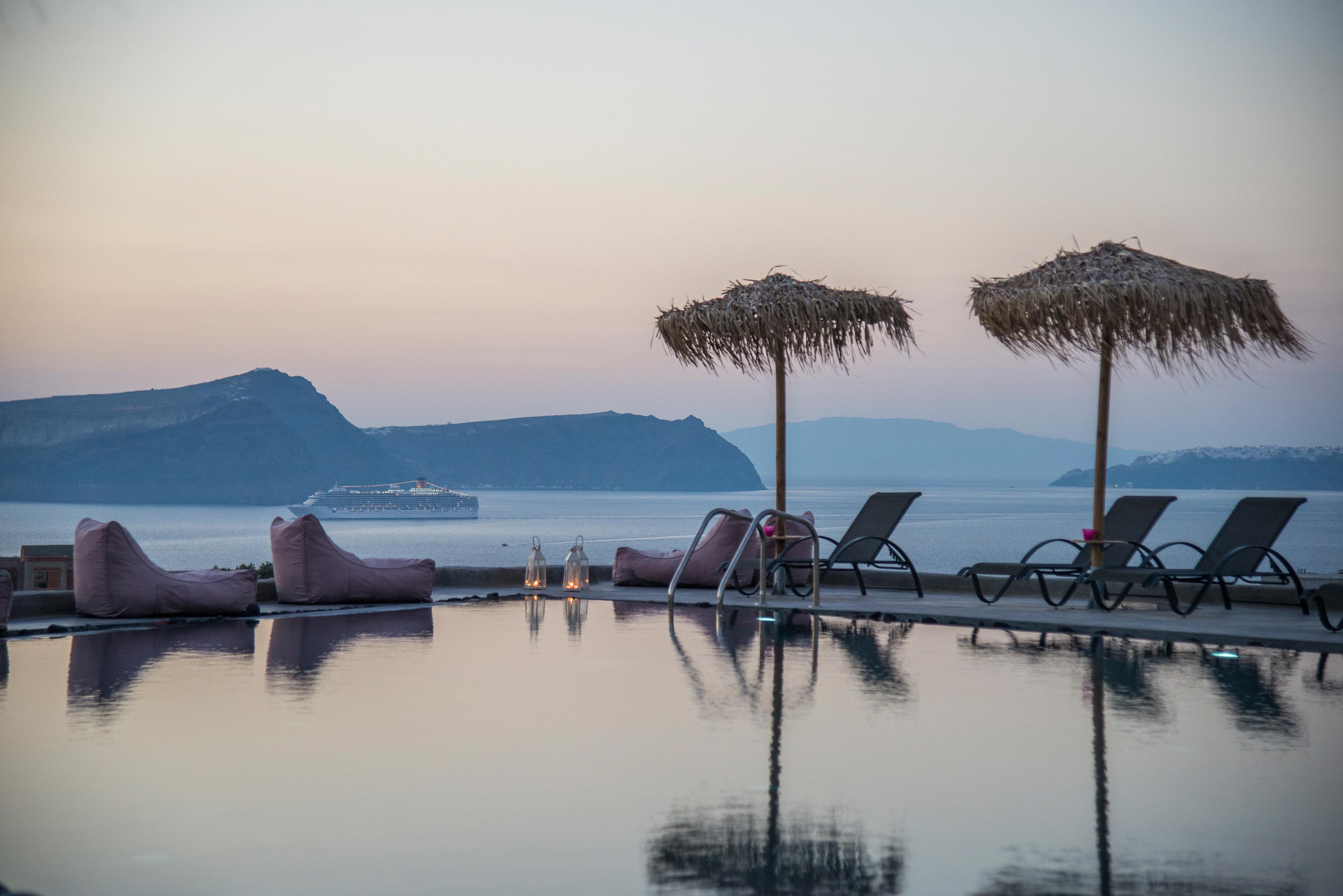 Sunset Faros Hotel Akrotírion Exterior foto